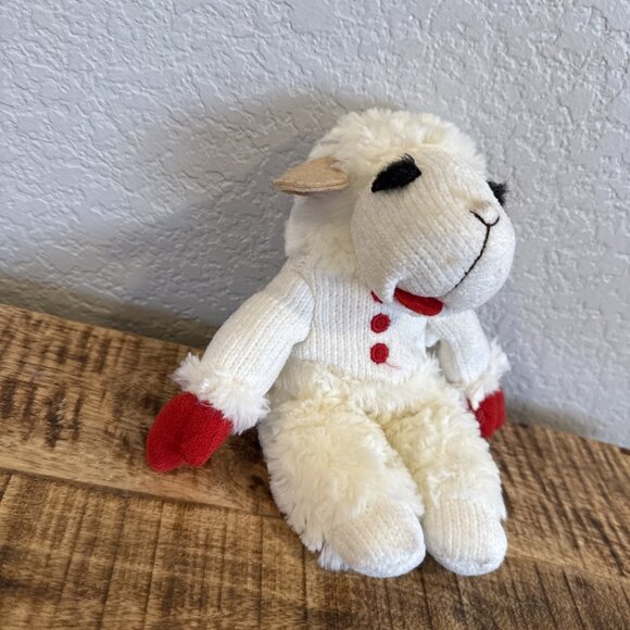 Lamb Chop Plush Aurora 2001 PBS Classic 9 Inch Bean Stuffed Animal Lambie - Picture 5 of 9